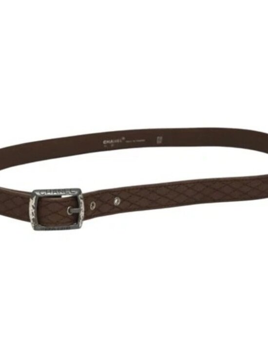 CHANEL Belt Leather 30.7\